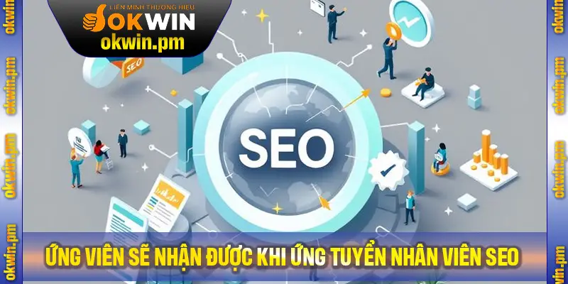 Các quyền lợi ứng viên sẽ nhận được khi ứng tuyển nhân viên SEO tại công ty Okwin
